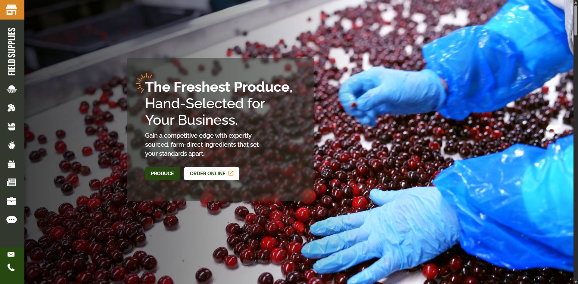 Field Supplies homepage placeholder