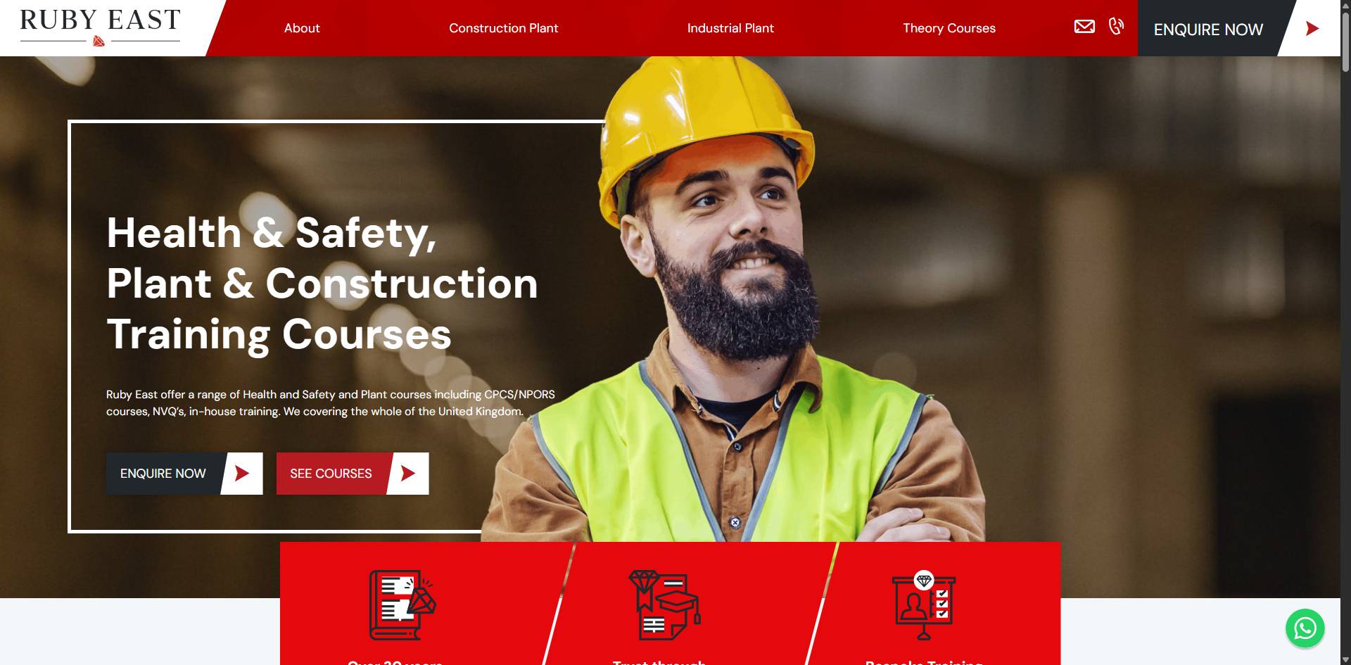 Ruby East homepage placeholder
